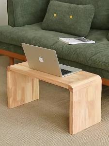 Table Solid Wood U-shaped Bedside Table C-shaped Storage Rack Corner Creative Living Room Coffee Table