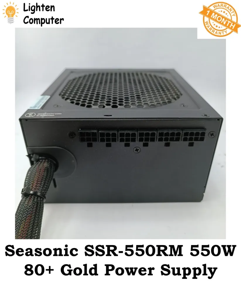 Seasonic SSR-550RM Active PFC F3 550W Semi Modular 80+ Gold