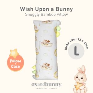 [SG] Ox and Bunny Wish Upon a Bunny Large Size Snuggly Bamboo Pillow (Pillow + Case) newborn baby toddler baby gift