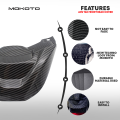 MOKOTO ADV 160 FRONT BEAK GRANISH COVER LOW WINGLET CAP CARBON / MATTE BLACK / FORGED FOR HONDA ADV 160 MOTORCYCLE. 