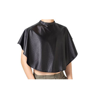 Convenient Leather Haircut Shawl Salon Barber Waterproof Hair Dyeing Apron Non-stick Easy Cleaning Hairdressing Style Cloth