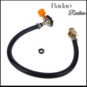 Badao Gas Refill Adapter Leakproof Rubber Gas Refill Pipe Tube Cylinder Convertor Filling Tank Coupler Accessories Valve Braided Hose
