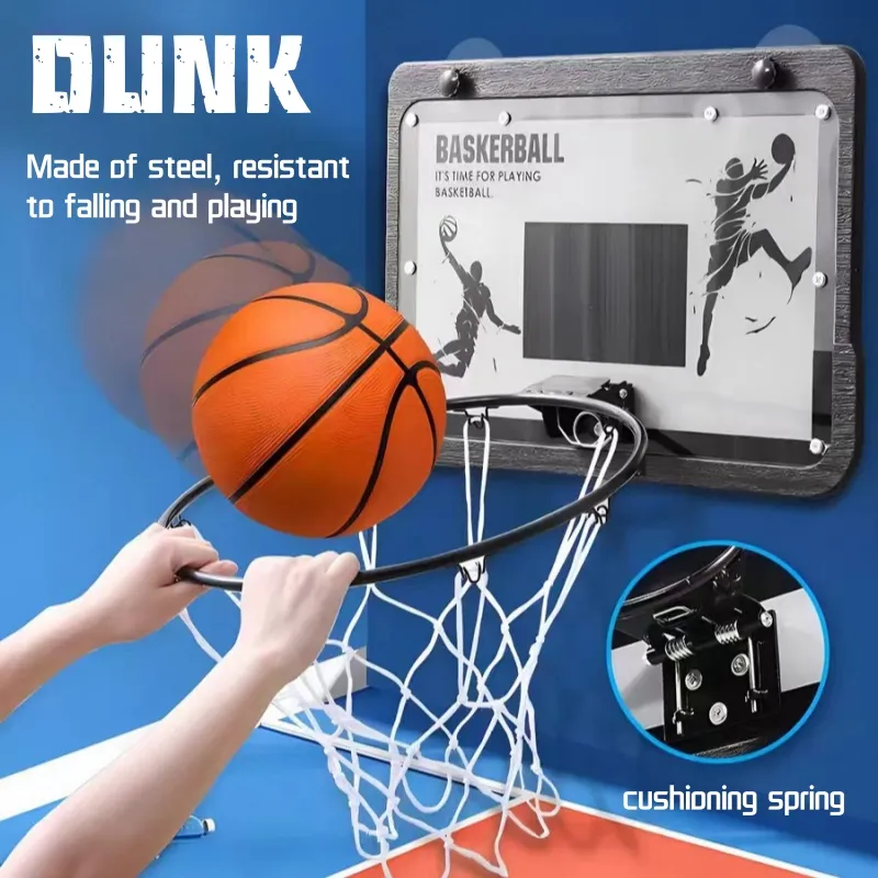 Ring Basket Indoor Papan Bola Basket Lipat Gantung Mini Set