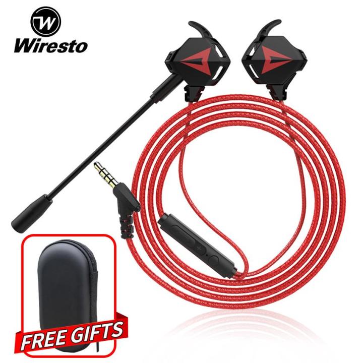 Wiresto Gaming Earphone In Ear Headphones Wired Earbuds Sport