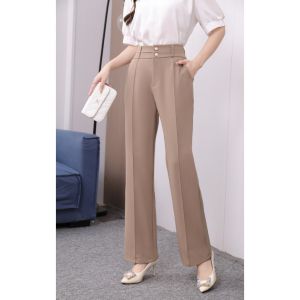 Jass Store Vintage Retro Style High Wait Trouser Flare With 2 Front Buttons Fit From 25-29 Waist 8035