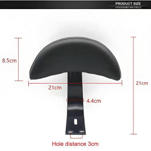 Universal Electric Bike Rear Seat Leathe Cushion Backrest Thickened Ebike Motorcycle Accessory 1pc