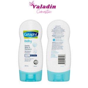 Tắm gội cho bé CETAPHIL Baby Wash & Shampoo 230ml-400ml chai tắm gội cho bé sữa tắm cho trẻ em -Valadin