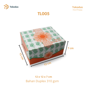 (ISI 5 PCS) Box Snack/Dus Snack/Dus Kemasan Makanan 14 x 12 /Dus Kue/Kotak Makan Takeaway - Tokodus Bandung