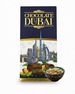 BLUE CHOCOLATE DUBAI MIX FLAVORS (PISTACHIO STRAWBERRY OREO.......) 65G/200G