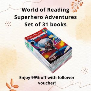 Faster Shipping 31 volumes of Marvel Avengers graded books Marvel World of Reading Pre1+L1+L2 English original child