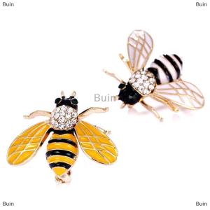 [COD] Buin Women Delicate Little Bee Insect Rhinestone Pin Brooch Jewelry Accessory