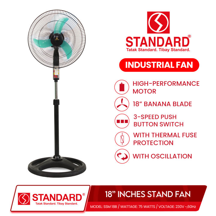 Standard Stand Fan 18" (65W) Gold Mind Everyday Low Price Lazada PH