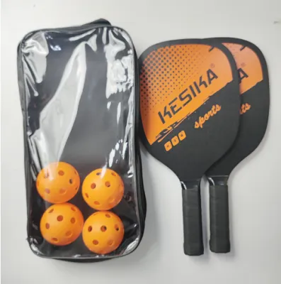 Pickleball Paddles ชุด Pickleball พื้นผิวไฟเบอร์กลาสที่ผ่านการรับรองจาก USAPA พร้อมไม้ ชุด Pickle Ball