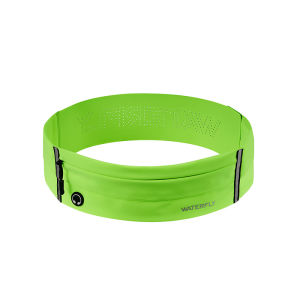 WATERFLY Running Belt Fanny Pack Slim Elastic Sport Workout Waistband for Men and Women Jogging Runner Phone Holder Belt Marathon Jogger Waist Bag