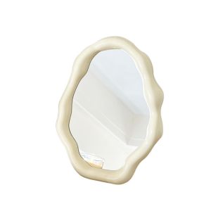STARGOODS INS Irregular Standing Mirror Light Luxury Folding Clouds Vanity Mirror Fashionable Decorative Makeup Mirror Bathroom