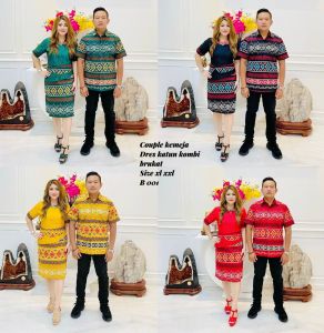 Motif Songket Couple Lengan Pendek: Desain & Aksesoris