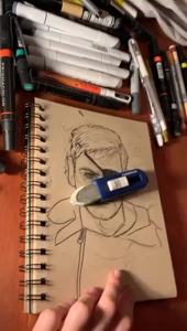 American Strathmore 400 Series Sketchbook Warm Brown/Cold Gray Sketch Paper скетчбук для рисования 8K/16/32K скетчбук