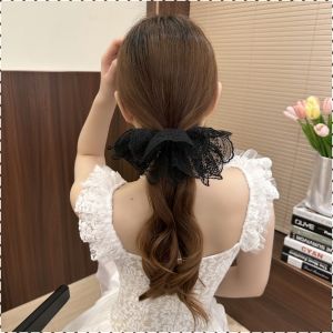 dây buộc tóc phụ kiện tóc con gái váy hai lớp tinh tế tính khí lớp kép sự phổ biến hằng ngày