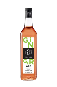 1883 MAISON Routin Ginger Ale Syrup 1L - Premium French Syrup for Refreshing Drinks & Cocktails