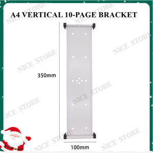 Wenjiu 10 Pages Wall-Mounted File Rack A4 Standard Homework Guide Book Display Folder A4