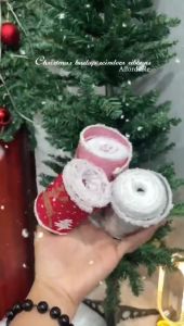 5M/Roll Christmas Ribbon Printed Gift Wrapping Ribbon for Xmas Tree Wreath Bows Decoration PH