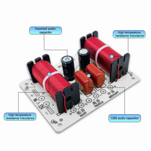 1500W-3WAY High-Quality Subwoofer Crossover for Audio Equipment with High Power Output and Precise Frequency Distribution