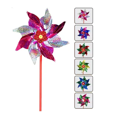 5Pcs Mainan Kincir Angin / Rainbow Windmill / Kincir Angin Baling Baling