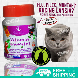 SEMPATI Olive Care Obat Vitamin Kucing Purple Olive Care Vitamin Kucing Dopping Imunitas Kitten Olive Care Ungu Obat Daya Tahan Tubuh Anabul Anti Sakit Flu Pilek Mata Belekan Demam