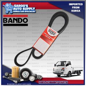 Fan Belt / V-belt For Hyundai Porter2 / H100 Bando Brand Replacement Parts 7PK2208 7PK2206
