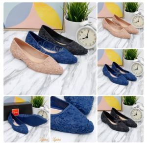 Terlaris Sepatu Cantik Lyodra Vera Flat Jelly Shoes Import LDR214 Real Pict/Import Premium Quality/Kado Unik