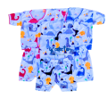 setelan baju pendek celana pendek bayi 0-6bulan max bb 7kg motif terbaru/setelan baju bayi neci kancing depan. 