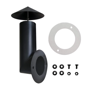 Chống mòn tiện ích ống khói và nắp Bộ dụng cụ Vỉ nướng bằng thép không gỉ hun khói Stack ống khói Phụ kiện Lưu thông không khí