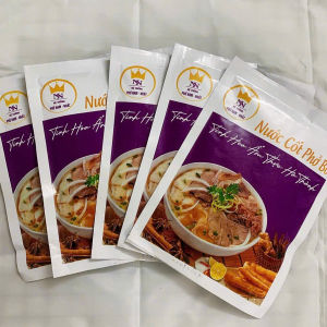 (Combo 05 gói + 1 tương ớt )- Cốt phở bò Nam nhất 140g   | Nước cốt phở bò vị đậm đà tiện lợi dùng nấu phở cảnh nấu ăn tại nhà.
