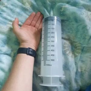 Spuit Suntikan Jumbo 500ml 550cc & Selang Hidroponik