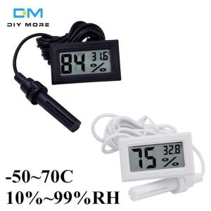 100% Original Diymore Mini Convenient Digital Lcd Thermometer Sensor Hygrometer meter Refrigerator Display Aquarium Monitoring Humidity Detector Digital Lcd Hygrometer Temperature meter Humidity meter
