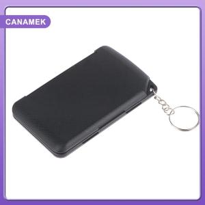 【CANAMEK】 Crystal Clear Keys Palm Clamshell Calculator Pocket Portable Mini Student Calculator Office Supplies