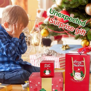 Christmas Jumping Box Surprise Red Envelope Box Christmas Gift Box Valentines Day Creative Gift