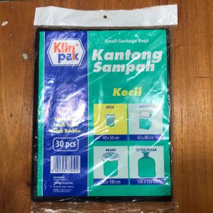 Klinpak - Plastik Kantong Sampah Extra Besar 100 x 120 cm isi 5 Pcs
