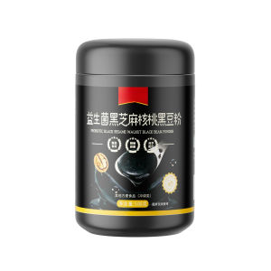 Black sesame walnut black bean powder freshly ground five black powder meal replacement filling 500g1000g 黑芝麻核桃黑豆粉