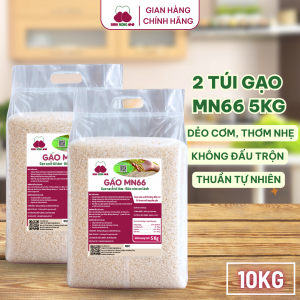 [DATE MỚI]Combo 2Túi Gạo MN66 Ngon CơmDẻo ThơmMềm CơmHỗ Trợ Tiêu HóaKhông Chất Bảo QuảnCòn CámGạo Quê(Túi 5kg)