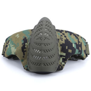 Tactical Half Face Breathable Mask Military Army War Game Hunting Shooting Cycling Paintball Airsoft Protective Camouflage Mask