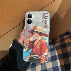 Phone Case Vivo Y200 V40 Lite 5G Cute anime cartoon Luffy Zoro Pattern clear Shockproof Silicone Soft Casing Vivo Y200 5g V40lite hot sale Phone Casing Cover