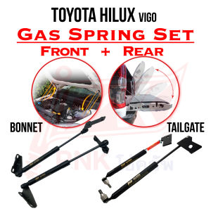 Front Damper Bonnet Absorber Gas Spring Gas Strut Bonnet Hood Damper Toyota Hilux Vigo Absorber Hilux Vigo VNT Thailand PNK Toyota Hilux Vigo Accessories Hilux Kun25 Kun26 4x4 Accessories Offroad Hilux 2005 – 2015 (Pair-Left+Right)