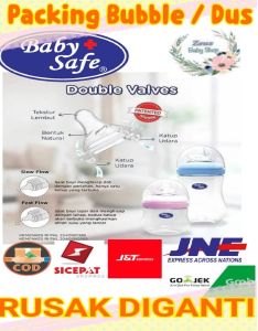 Baby Safe Wide Neck Bottle WN001 wn002 WN04 WN05 125ml 250ml Babysafe Milk Flow Botol Susu