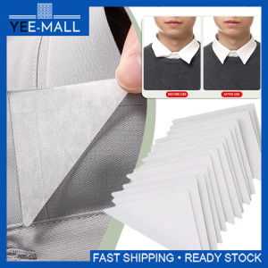 10 Pcs Collar Fixed Sticker Clear Self-adhesive Collar Tape Anti-warping School Student Triangle No Curl Collar For Polo Shirt