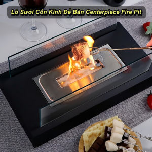 Lò Sưởi Di Động Để Bàn Centerpiece Fire Pit Trang Trí Nhà Cửa - EuroHome
