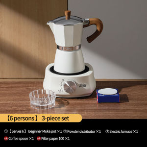 Bincoo Moka Pot Electric Stove Set Coffee Pot Household Small Hand Grinding Coffee Machine Full Set Of Extraction Equipment
