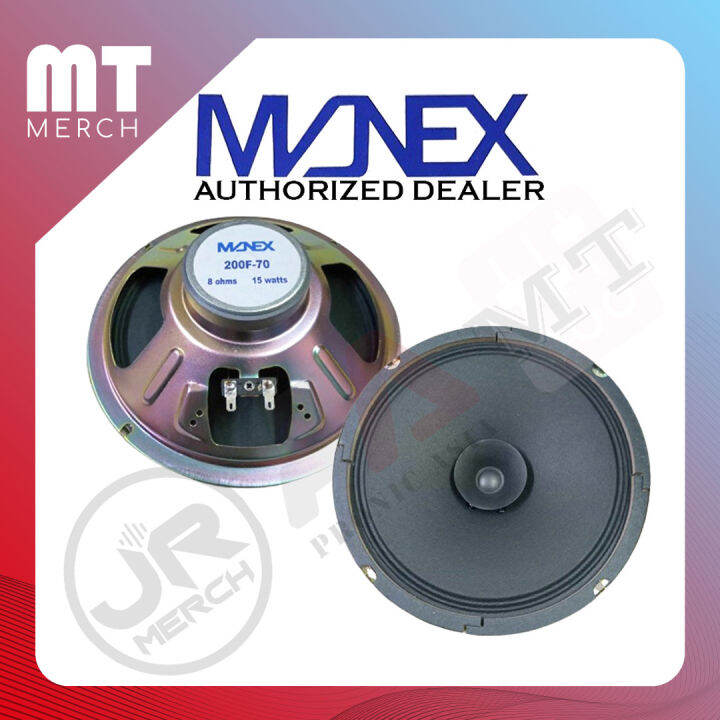 Manex (200F-70) 8 Inches 15watts. 8 Ohms Full Range Speaker | Lazada PH