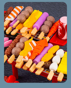 Childrens home kitchen hot pot toy boys and girls simulation barbecue string