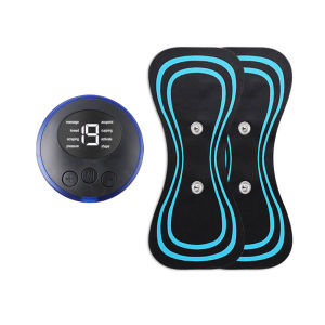 Salorie EMS Massager Rechargeable Electric Tens Neck Massager Mini Neck Cervical Massager Shoulder Body Massager Muscle Pain Relief